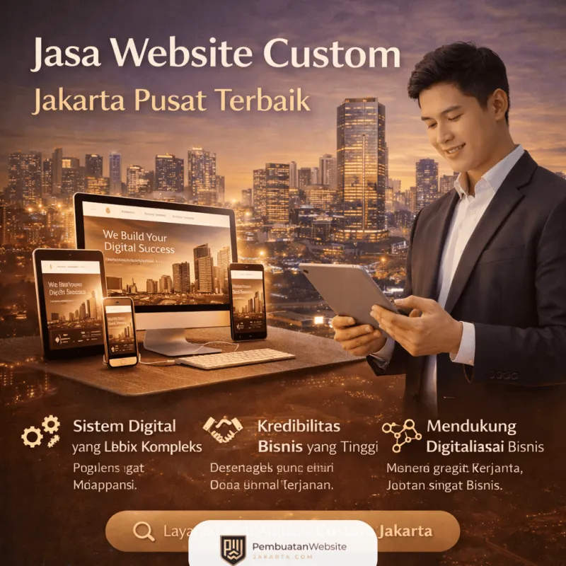 Jasa Website Custom Jakarta Pusat Terbaik